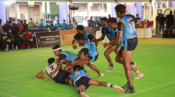 මෙවර ජාතික කබඩි පිරිමි ශූරතාව අම්පාරට, කාන්තා ශූරතාව කිලිනොච්චියට.