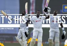 ටෙස්ට් ශතකය සපුරන ඇන්ජලෝ මැතිව්ස්.