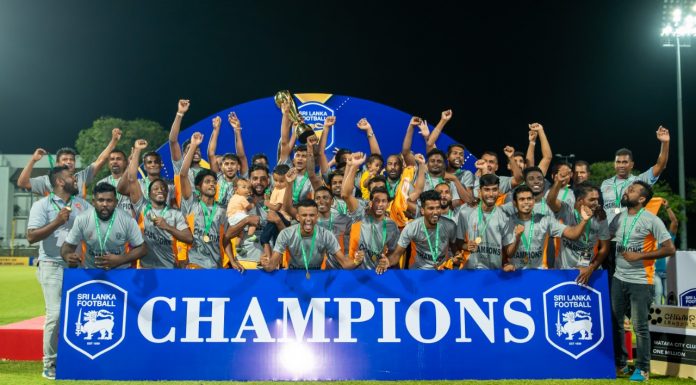 ශූරයින්ගේ ලීග් පාපන්දු තරගාවලියේ කුසළානය මාතරට.