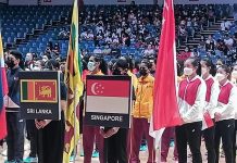 12 වන ආසියානු දැල්පන්දු ශූරතාවලිය ඇරඹේ. පළමු තරගයේ ජය සිංගප්පූරුවට.