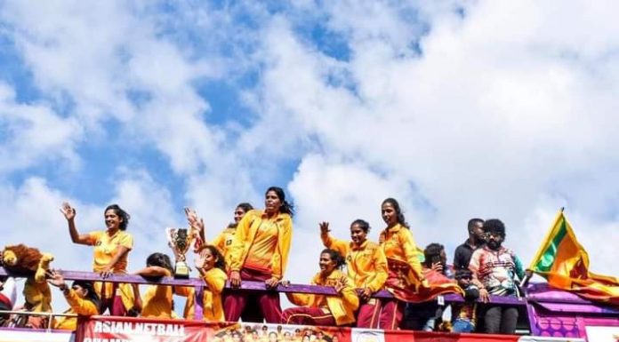 ආසියානු දැල්පන්දු ශූරියන් මහත් හරසර මැද දිවයිනට.