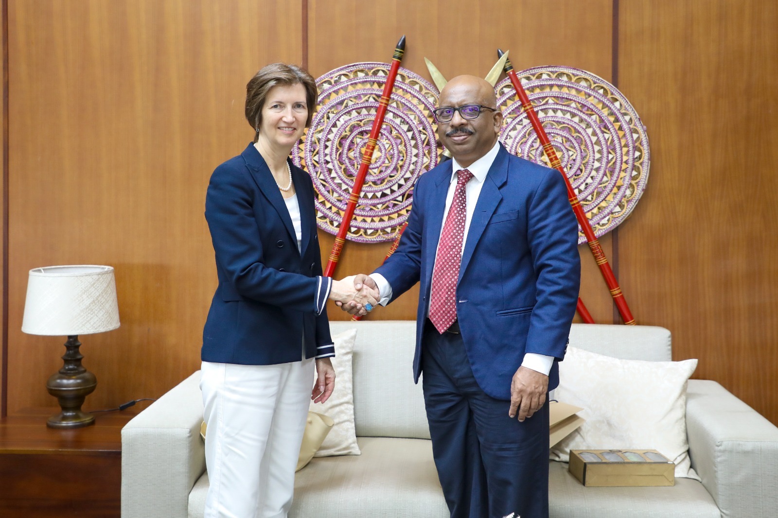 Special Meeting Between Swiss Ambassador and Minister of Youth Affairs & Sports Sunil Kumara Gamage…..