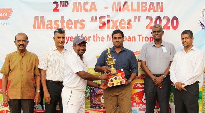 MCA Masters “Sixes” 2020