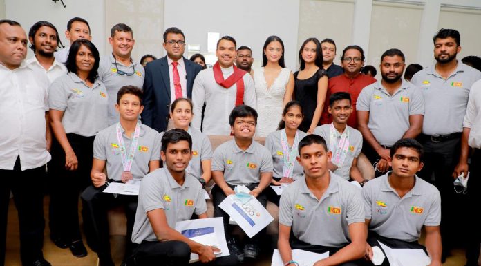 ආසියානු යොවුන් පැරාලිම්පික් පදක්කම්ලාභීන් ඇගයීමට ලක් වේ.