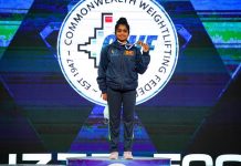 පොදුරාජ්ය මණ්ඩලීය බර ඉසිලීමේ ශූරතාවයේ දී ශ්රීමාලි සමරකෝන්ගෙන් රන් පදක්කමක්.