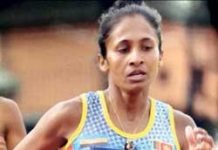 ගයන්තිකා අබේරත්න මීටර් 800 න් පස්වෙනි තැන දිනා ගනී.