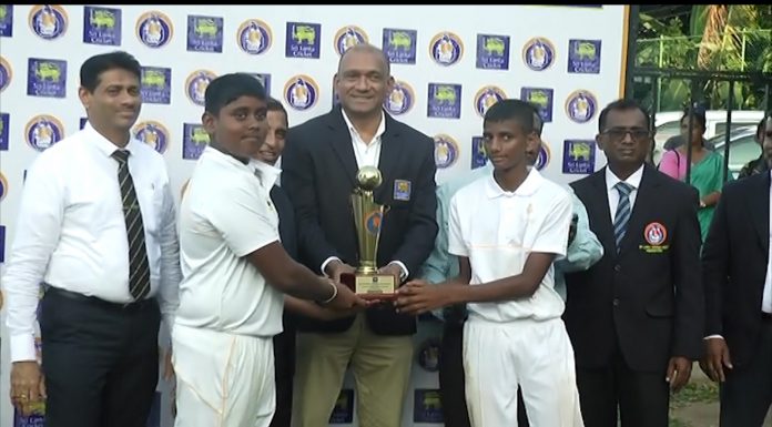 අවු.13 න් පහළ ක්රිකට් තරගාවලිය ජය පරාජයෙන් තොරව අවසන් වේ.