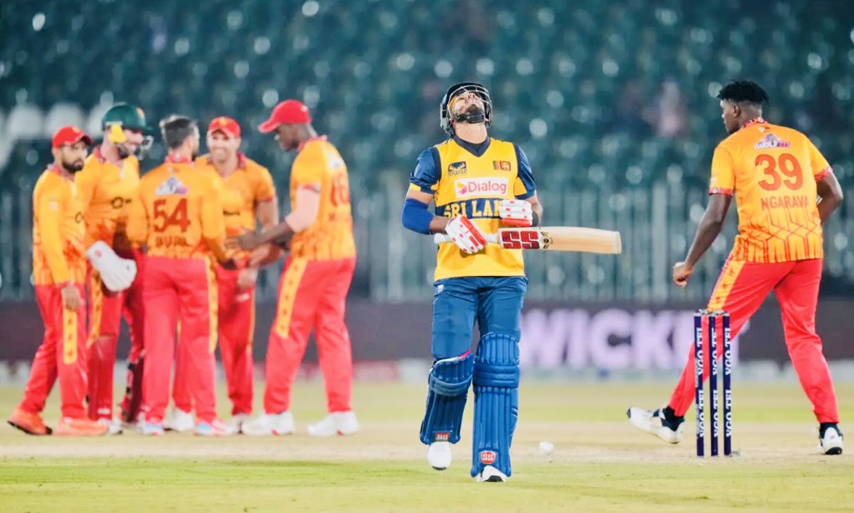 Rawalpindi හි සිම්බාබ්වේගෙන් ශ්රී ලංකාවට ලකුණු 67 දැවැන්ත පරාජයක්…