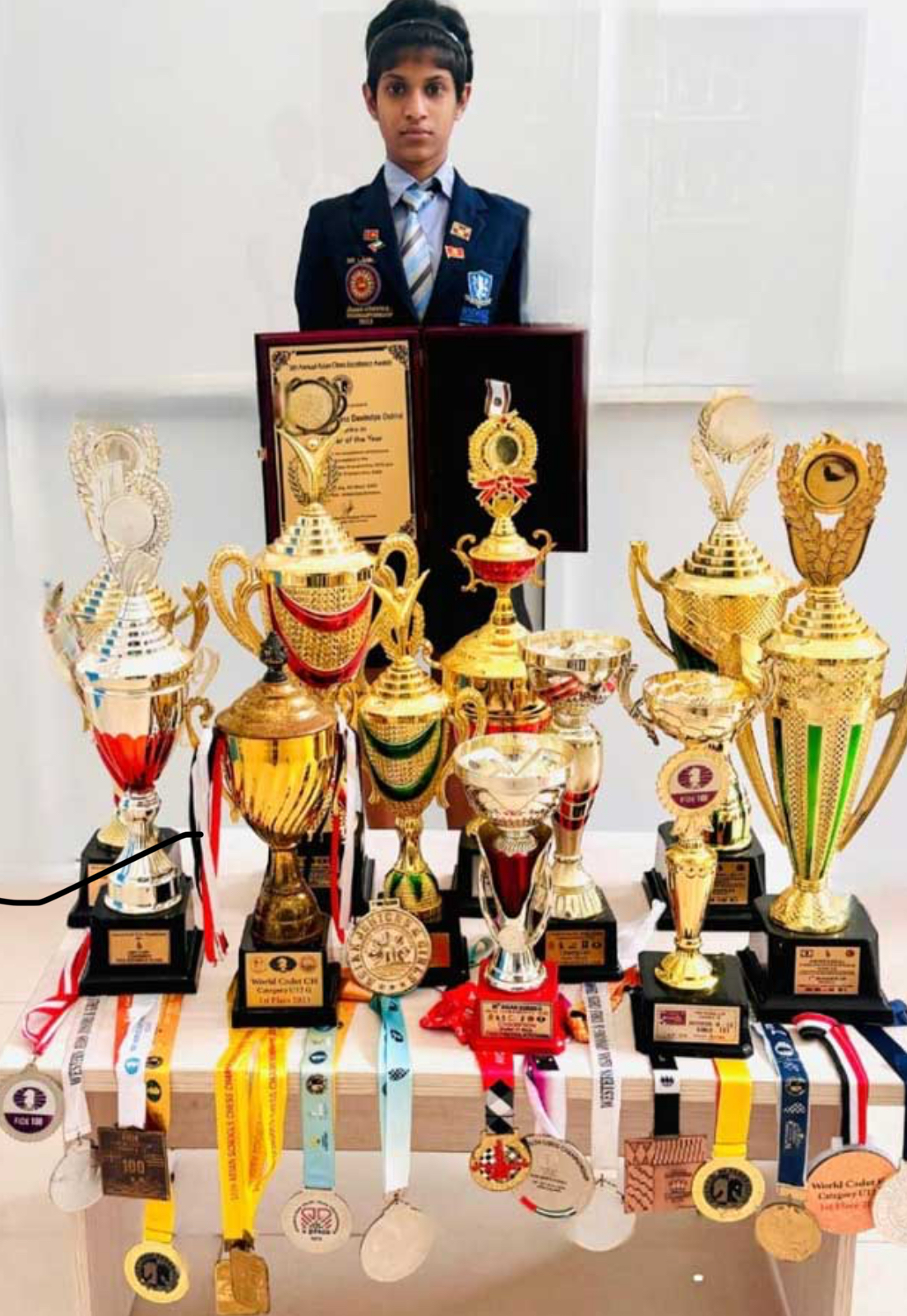 ලෝක චෙස් ශ්රේණිගත කිරීමේ U-13 බාලිකා පළමු ස්ථානයට ශ්රී ලාංකික ඔෂිනි දේවින්දයා……